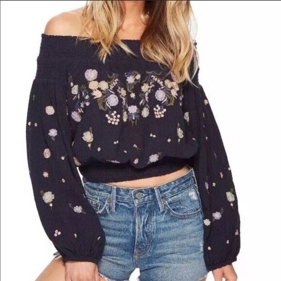 Free People Tops - FREE PEOPLE | Saachi Off the Shoulder Top